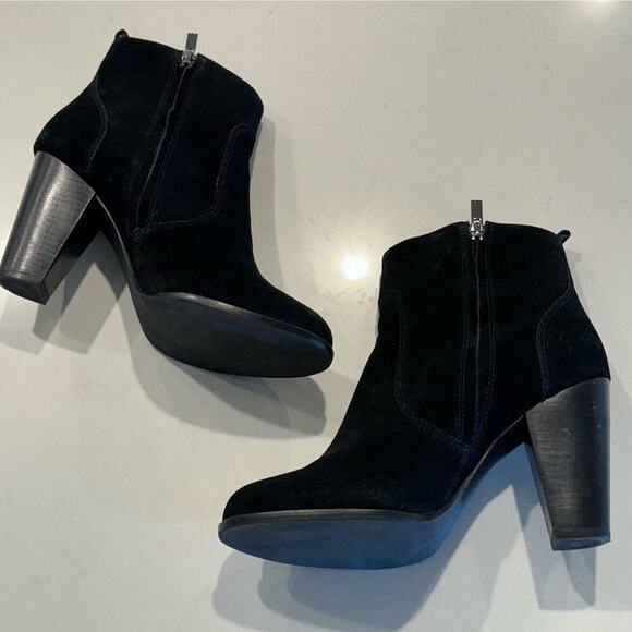 Joie Women’s Size 40 Black Suede Booties Boots Boho Festival Classic READ - Picture 3 of 16